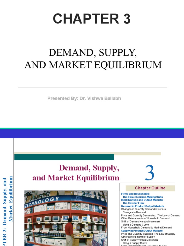 CH 3 Demand, Supply and Market Equilibrium | PDF | Supply And Demand ...
