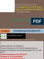 Strategy Implementasi Kebijakan Satu Data Kesehatan Di Indonesia - PPTX - KSP