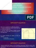 Diffusevity Equation Dimension Less Pressure Drop Lecture #2