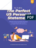The Perfect US Personal Statement