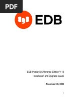 EDB Postgres Enterprise Edition V 13 Installation and Upgrade Guide