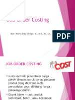 Job Order Costing