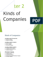 Kinds of Companies