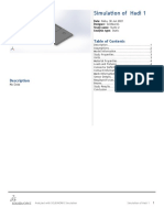 Simulation of Hadi 1: No Data