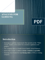 Strategic Analysis for Samsung