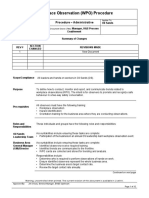 RGP09006 - Workplace Observation (WPO) Procedure