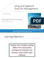 Variable Costing and Segment Reporting