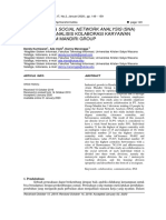 Pemanfaatan Social Network Analysis (Sna) Untuk Menganalisis Kolaborasi Karyawan Pada Pt. Arum Mandiri Group