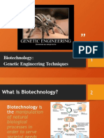 Biotechnology PP - Genetic Engineering - RD