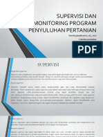 Supervisi Dan Monitoring Program Penyuluhan Pertanian