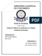 Dharmashastra National Law University: Drafts & Pleadings