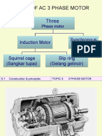 Types of Ac 3 Phase Motor Three