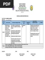 GENARD Individual Learning Monitoring Plan