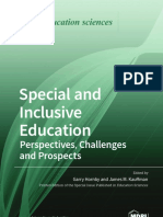 Special and Inclusive Education Perspectives Challenges and Prospects