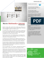 Master Multimedia e Internet Presencial