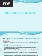 Dual Simplex