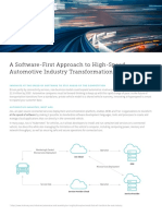A Software-First Approach To High-Speed Automotive Industry Transformation