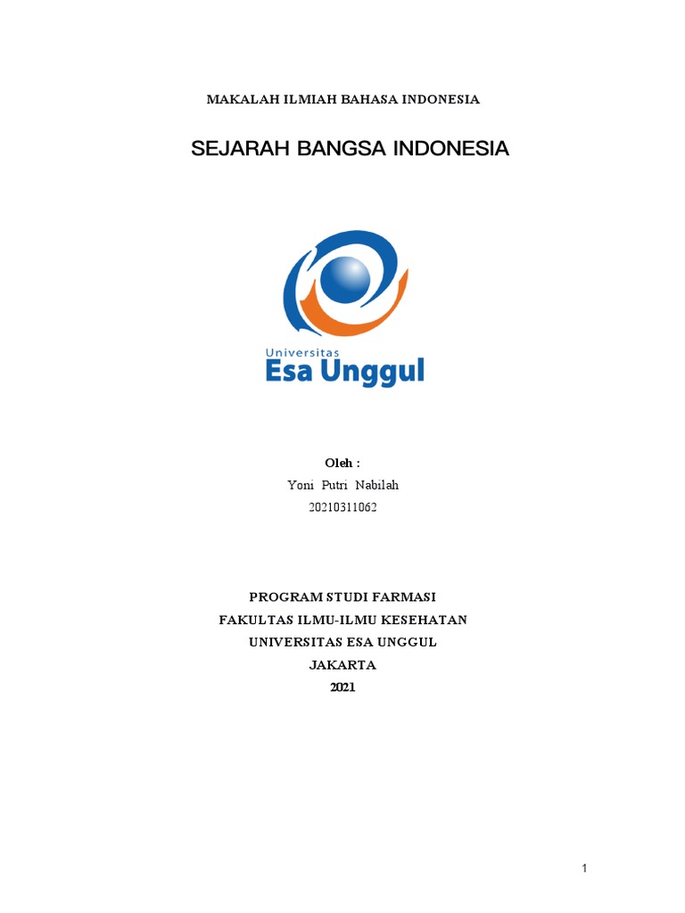 Template Makalah Sederhana PDF