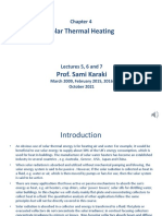 Solar Thermal Heating Fundamentals