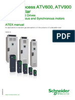 Altivar Process ATV600, ATV900 and Modular: Variable Speed Drives For Asynchronous and Synchronous Motors ATEX Manual