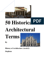50 Historical Architectural Terms