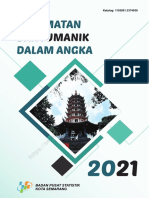 Kecamatan Banyumanik Dalam Angka 2021