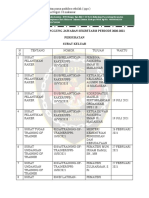 Laporan Pertanggung Jawaban Sekretaris