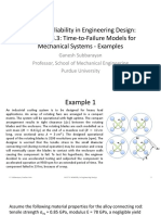 ME 571 Reliability in Engineering Design: Module 18.3: Time-to-Failure Models For Mechanical Systems - Examples