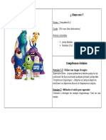 A1 Séquence 3 - Tableau - Describe Tu Monstruo