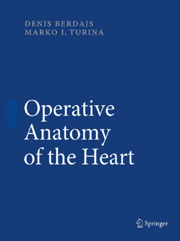 Operative Anatomy of The Heart | PDF | Aorta | Heart Valve