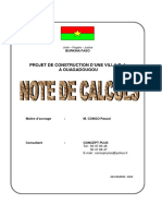 Carnet Ferraillage Note Calcul