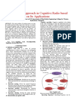 Architecture Approach in Cognitive Radio Based On Its Applications