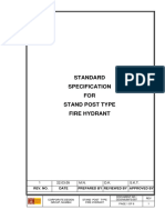 Data Sheet and Tech Specifications Stand Post Type Fire Hydrant