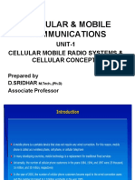 Cellular & Mobile Communications