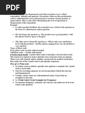 Likert scale