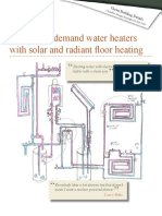 Synergy of Demand Water Heaters With Solar and Radiant Floor Heating