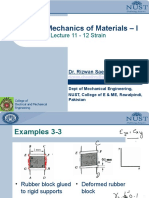 ME 234 Mechanics of Materials - I: Lecture 11 - 12 Strain