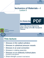 ME 234 Mechanics of Materials - I: Dr. Rizwan Saeed Choudhry