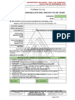 Formato Conformidad Aprobacion de Proyecto Tesis Version 01 04nov2020 Version Final