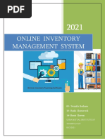 Online Inventory Management System: 09-Twinkle Bothara 10 - Rashi Chaturvedi 14-Shruti Chavan