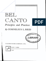 Bel Canto Principles and Practices Cornelius L. Reid