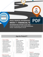 Finon Week7 Financial Technology Overview