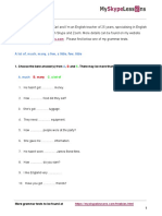 Karl's English Grammar Test Answer Key - Page 4