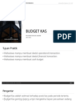 Budget Kas ITB Ahmad Dahlana Jakarta 2021/2022