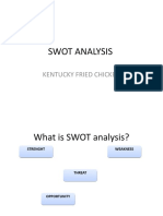 Swot Analysis: Kentucky Fried Chicken
