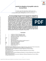 An Experimental Investigation of Propeller Noise in Forward Flow