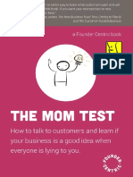 The Mom Test: Crafting Good Questions