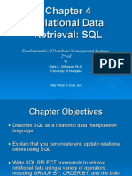 Relational Data Retrieval: SQL