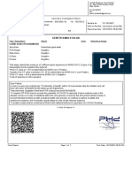 Genetics/Molecular: Covid 19 (RT PCR Bioneer)