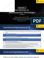 Lec01 - Introduction To Electrochemical Technologies